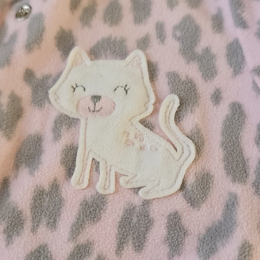 Carter’s Toddler Footed Pajamas Fleece One‑Piece Sleeper Size 4T